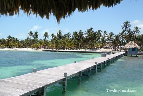 Dock at Victoria House, Ambergris Caye, Belize