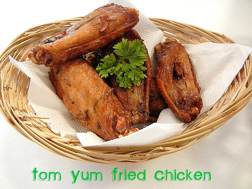 tom yum fried chicken