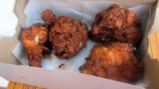 dark meat box at leroy's fried chicken