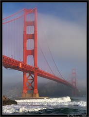 Golden Gate and Waves