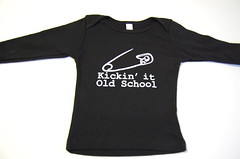 Kickin' It Old School 12/18m Long Sleeve Black