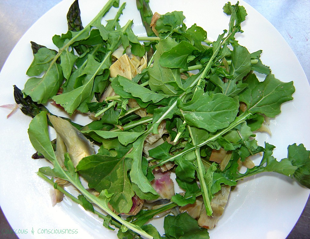 Salad of Asparagus, Artichokes, Beetroot & Pomegranate 3