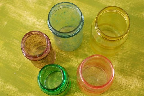 tops of jars