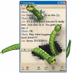 Instant messaging worms