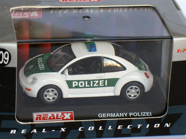 new germany volkswagen beetle 1998 polizei