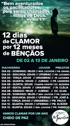 12 Dias de Clamor // OBPC Marília - sp