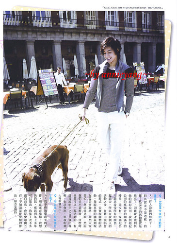 Kim Hyun Joong Color Magazine January 2011 Issue