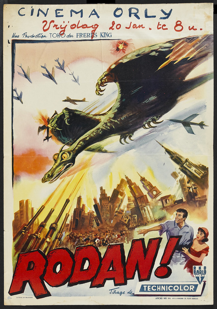 Rodan! The Flying Monster (RKO, 1957). Belgian