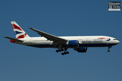 G-ZZZA - 27105 - British Airways - Boeing 777-236 - Heathrow - 100617 - Steven Gray - IMG_4463