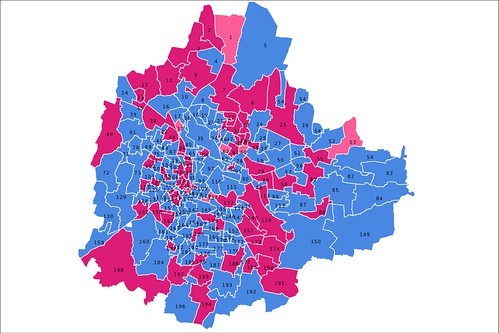 BBMP Bangalore 2010 Elections - Male/Female/Female(Res) 