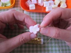 Natal: enfeites de marshmallow