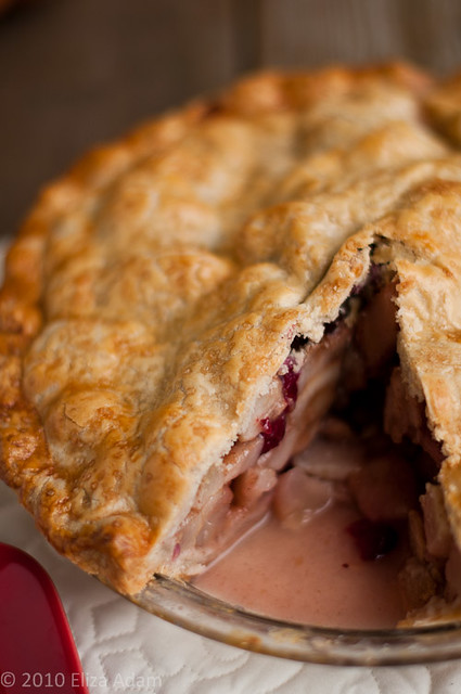 Pear-Cranberry Pie with Almond Meal Crust