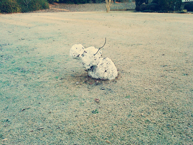 snowman melting