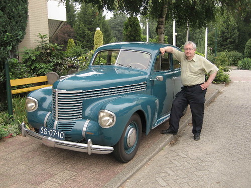 De Opel Kapitan die vader Jean Pierre in 1939 vanuit Nederlands Indi 