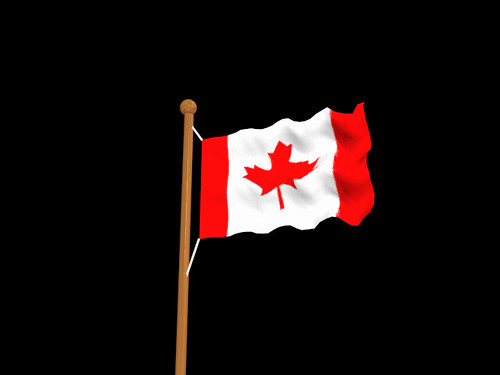 indonesian flag animation. CANADA FLAG - animation