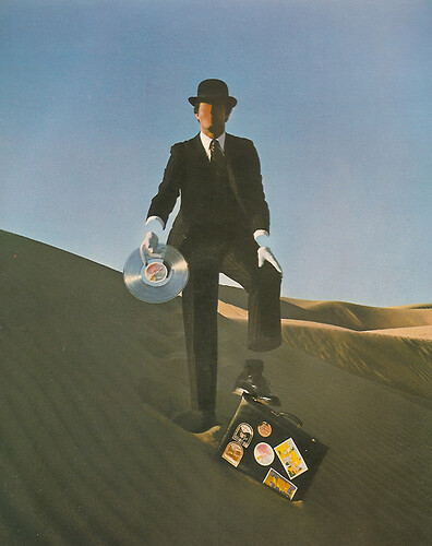 Hipgnosis Promotion Man from Wish You Were Here