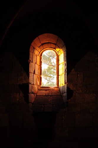 The Cloisters Window at Sunset