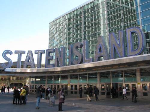 Entrance to the Staten Island Ferry