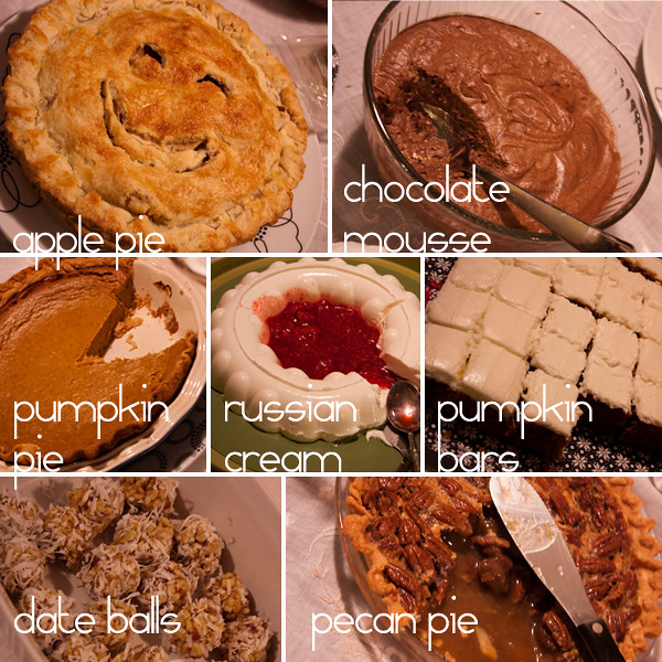Thanksgiving desserts!