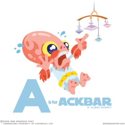 A is for Ackbar  by Brandon Peat