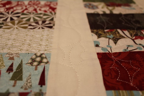 Close up of Christmas Table Runner 2