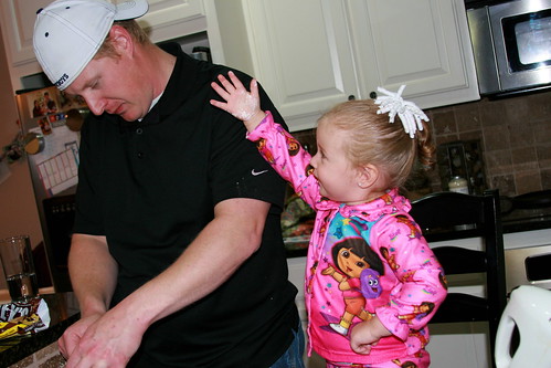 Baking with Daddy 