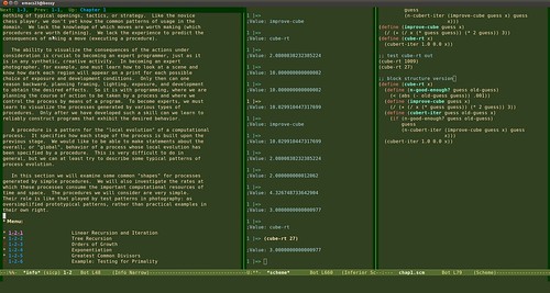 SICP with Emacs