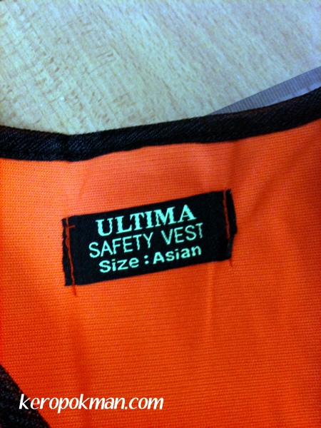Safety Vest, Size: Asian