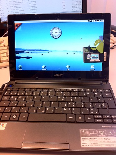 Android az Acer Aspire One D255-ön
