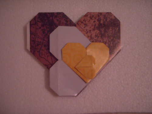 Origami #12: Four Hearts