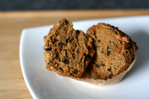Currant Spiced Flax-Seed Muffins (gluten-free)