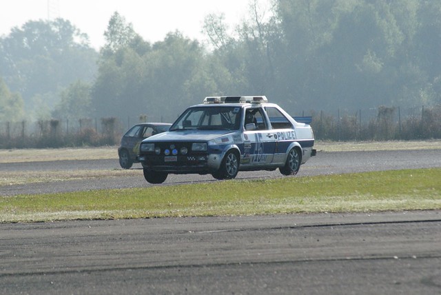 SNAFU Racing's police Jetta