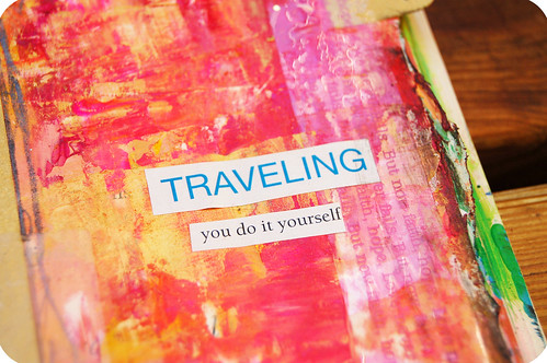 Art Journal Detail: traveling on your own