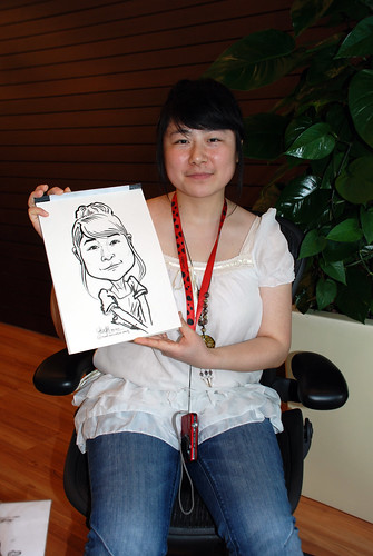 Caricature live sketching for Pan Pacific Hotels Group Family Day -7