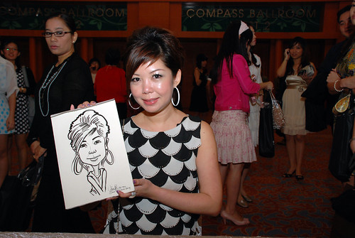 caricature live sketching for Ernst & Young D&D 2010 - 7
