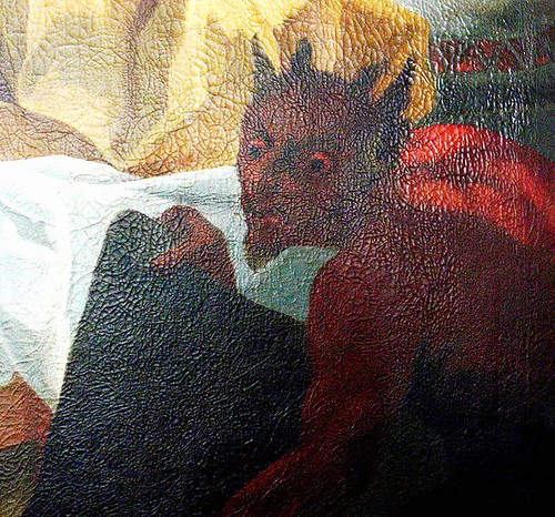 Detail of painting in a German church
