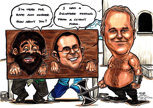 Caricatures for ANZ