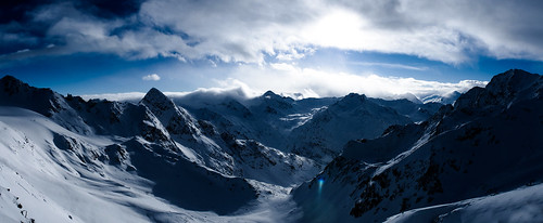 フリー写真素材|自然・風景|山|雪|オーストリア|パノラマ|