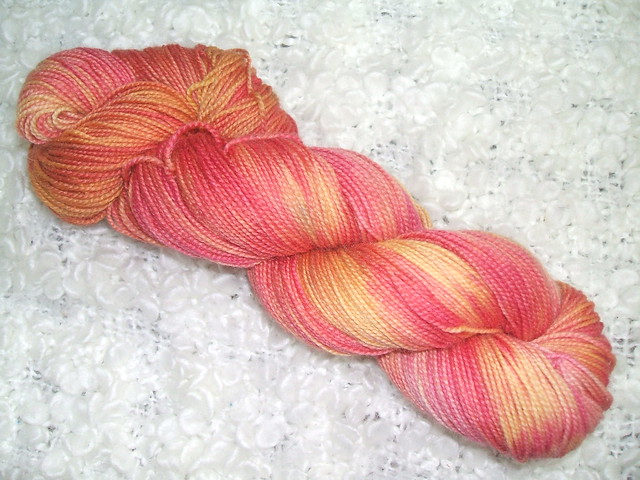 Hand dyed Sheila sock