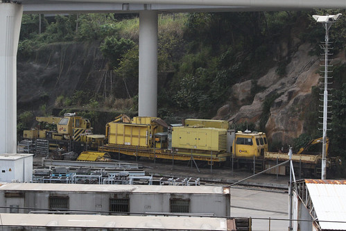 Miscellaneous track machines at Hung Hom yard