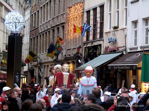 Christmas Parade in Brussels, Belgium