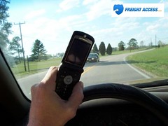 FMCSA Looking to Ban Cell Phones for Truck Drivers by katiefreightaccess