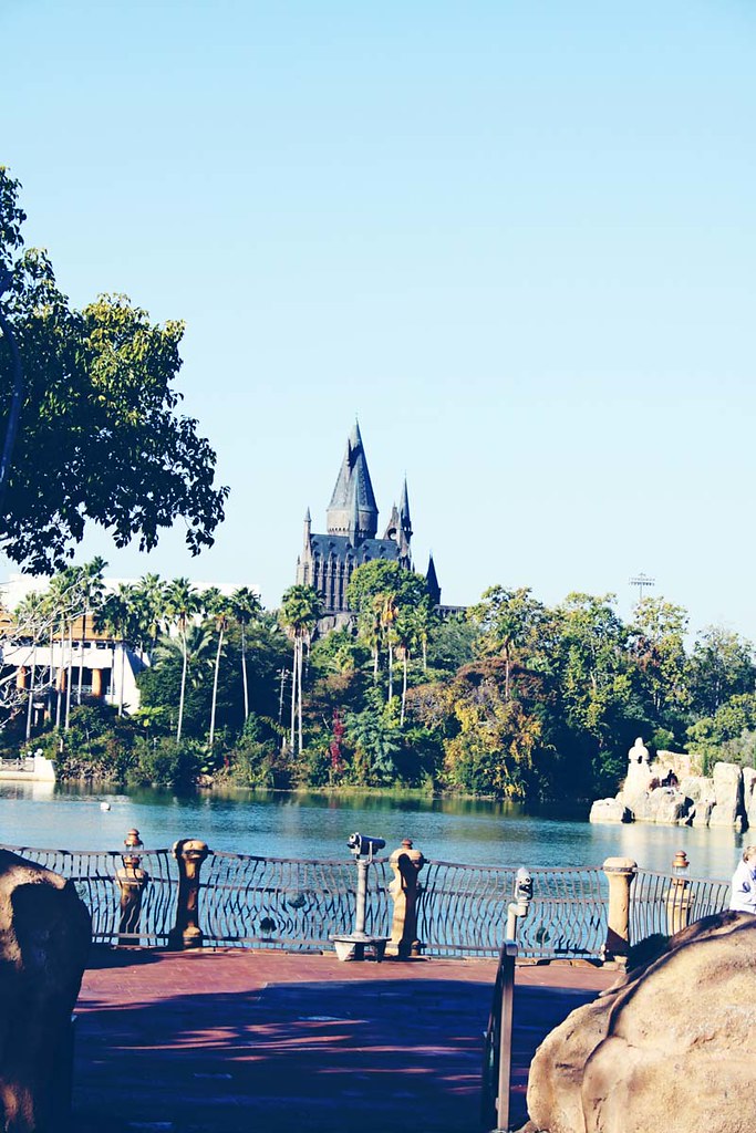 Hogwarts across the lake