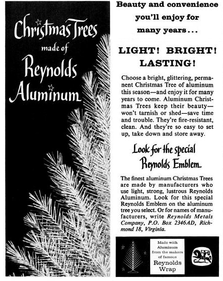 Aluminum Tree Ad (1960)