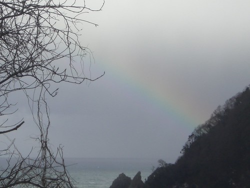 日本海に掛かる虹/Rainbow of Japan Sea