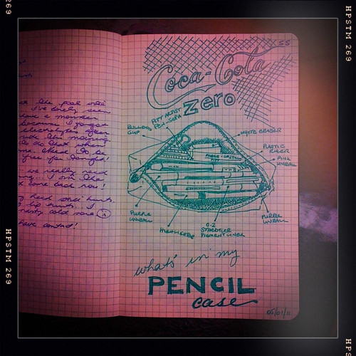 2-2011 // what's in my pencil case