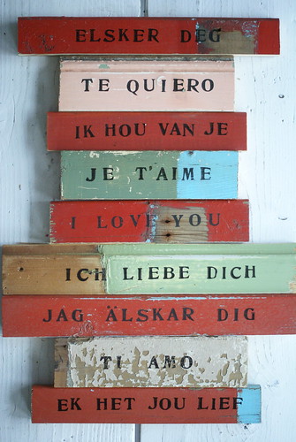 wood & word love signs