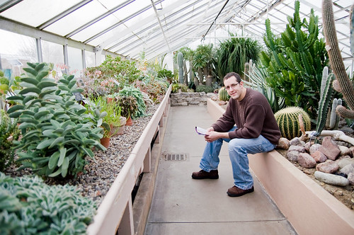 Robert at the Greenhouse