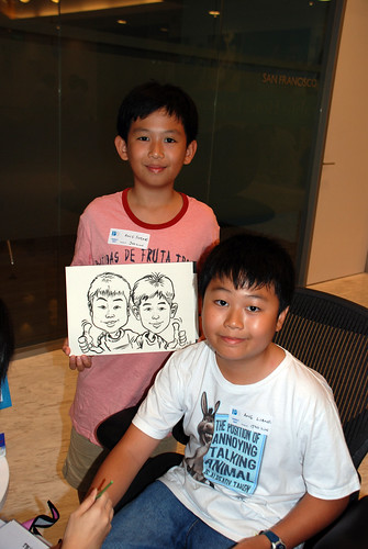 Caricature live sketching for Pan Pacific Hotels Group Family Day -8