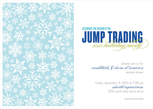 Jump Holiday Party Invitation